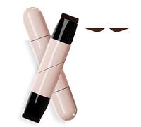 Eyeliner Stamp - Double-Ended Winged Stamp, Waterproof & Smudge-Proof Liquid-Gel Eyeliner Pen, Long-Lasting Multi-Functional Pen Tool For Eye Makeup Beauty, Liquid Eyeliners Pens for Women (Brown)