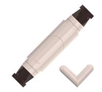 Eyeliner Stamp - Double Sharpener Ink Pen with Flick Wing Guide, Quick Makeup Pen | Eyeliner Marker Brush, Waterproof, Smudgeproof, Cosmetic Tool for Shaping Eyelids, Easy Brow Flick Sha