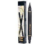 Eyeliner Stamp,Wing Cat Eye Stamp,Liquid Eyeliner,Wingliner Eyeliner Pen Pencil,Waterproof Sm/udge Proof Long Lasting Liquid Ey/e Liner,Ey/eliner Sta/mp Wingliner,Eyeli/ner Pencil,Eye/liner Pen(Black)