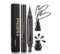Eyeliner Stamp Wingliner - Black Eyeliner - Liquid Eyeliner for Women Black Eyeliner Pen Winged Eyeliner Pencil Easy to Use Long Lasting Smudge-Proof No Dipping (Thin Stamp)
