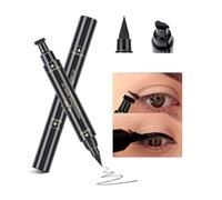 Eyeliner Stamp Wingliner, Black Eyeliner Stamp Pen Waterproof Liquid Eyeliner for Women, Easy to Use Long Lasting Smudge-Proof Winged Eyeliner Pencil No Dipping