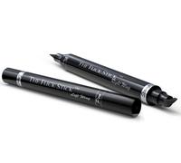 Eyeliner Stamp - Wingliner by Lovoir Black, waterproof, smudgeproof, winged long lasting liquid eye liner pen, Vamp style wing, 2 Pens In A Pack (12mm Vintage, Midnight Black)