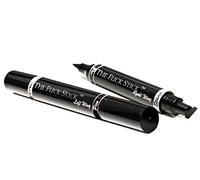 Eyeliner Stamp - Wingliner by Lovoir Black, waterproof, smudgeproof, winged long lasting liquid eye liner pen, Vamp style wing, 2 Pens In A Pack (Triple Pack Combo,Cocao Brown)