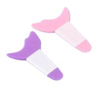 Eyeliner Stencil, 2PCS 2-in-1 Mascara and Eyeliner Guide, 2.8 Inch Reusable Plastic Mascara Guard for Home