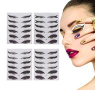 Eyeliner Stencil - Mild Eyeshadow Stencil Stickers | Multifunctional Eye Makeup Tool for Women, Mild Eyeliner Guide Stickers, Beginners Friendly