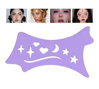 Eyeliner Stencil Wing Tip, Silicone Wing Tip Eyeliner Contour - Flexible Soft Eyeliner Tool | Precision Beveled Design Eyeliner Reusable Cleaning Cloth for Women