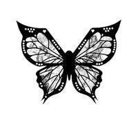 Eyeliner Stencils - Eye Makeup Tool | Reusable Mascara Shield | Butter-Fly Eyeliner Stencil | Flexible Eyeliner Applicators Shaper | Eyeliner Stamp Eyeshadow Stencil for Smokey Eyeshadow (Black)