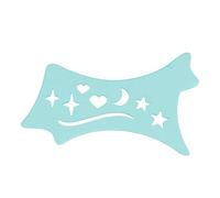 Eyeliner Stencils, Wing Tips, Silicone Eyeliner Contour with Wing Tip, Soft Precision Eyeliner Tool, Precision Eye Liner with Beveled Design, Reusable Cleaning Wipes