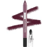 Eyeliner Stick-purple & 2-in-1 Creamy Eyeshadow with Sharpener, Waterproof Shimmer Eye Pencil for Long-Lasting Non-Smudge Glitter Looks, Travel-Friendly Design, 1PCS