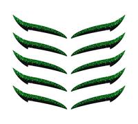 Eyeliner Stickers Reusable | Eyeshadow Eyelashes Patches | Eyeshadow Eyelashes Glue | 10 Pieces Waterproof Eye Makeup Stickers, Long Lasting Eyeshadow Strip For Ladies Girls Wives