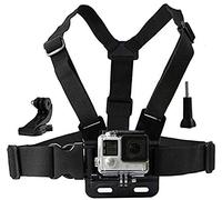Eyeon Chest Strap Mount Chesty Chest Harness Chest Belt with J Hook and Screw for GoPro Hero 7/6/5/4/3, Hero 2018, Xiaomi YI, SJCAM, Campark, Victure, Crosstour, Apeman Action Camera