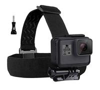 Eyeon Head Strap Mount Head Band Head Belt with J Hook and Screw Head Kit for GoPro Hero 7/6/5/4/3, Hero 2018, Xiaomi YI, SJCAM, Campark, Victure, Crosstour, Apeman Action Camera