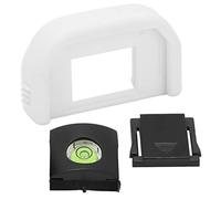 Eyepiece Eye Cup, Viewfinder Protective Cover for 760D 650D 500D Kits. Easy Mount Gradienter, Roof Cold Shoe Cover with Long Service Life for Stable Photos, Made of Plastic