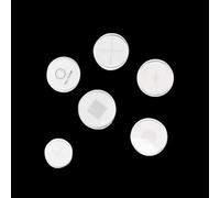 Eyepiece Micrometer for Precision Microscopic Measurements - Calibration Scale Plate for Metallographic Analysis(35mm//0.1mm//A Type)