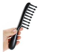 Eyepkildly Nine Teeth Meridian Massage Comb - Scalp Massage Comb Gua Sha Ebony Wood Head Massager for Hair Growth, Hair Massage Wooden Gift for Women (Nine Teeth, 7.9” x 1.8”)