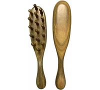 Eyepkildly Sandalwood Comb Head Massager Scalp Stress Relax, Gua Sha Comb Manual Scalp Massagers Head Scratcher for Headache,Head Massager for Headaches Relaxing Gifts for Women/Mom/Sisters.（1PC
