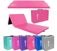 eyepower 5cm Thickness: 180x60 Foldable Gymnastics Mat for Home - Extra Thick Gymnastic Mat - Padded Gym Mat Outdoor Padded Mat Foldable Gym Mat Crash Mat Pilates Mats Sport Mat for Home Tatami Mat