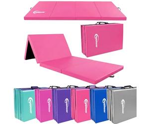 eyepower 5cm Thickness: 180x60 Foldable Gymnastics Mat for Home - Extra Thick Gymnastic Mat - Padded Gym Mat Outdoor Padded Mat Foldable Gym Mat Crash Mat Pilates Mats Sport Mat for Home Tatami Mat