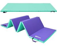 eyepower 5cm Thickness: 300x100 Foldable Gymnastics Mat for Home - Extra Thick Gymnastic Mat - Padded Gym Mat Outdoor Padded Mat Foldable Gym Mat Crash Mat Pilates Mats Sport Mat for Home Tatami Mat