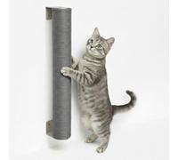 eyepower 60 cm Wall Mounted Cat Scratching Post Luna - Vertical or Horizontal - Small Sisal Scratcher for Indoor Cats - Space Saving Climbing Step - Window Sill Scratch Pole - Modular Playground