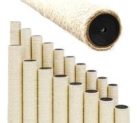eyepower 7.4 cm Thick: 60 cm Cat Scratching Post Replacement - M8 Extra Sturdy Scratch Posts - 100% Sisal Fabric - Sturdy Cat Pole Spare Parts - Climbing Tree Rope Replacement Scratcher Poles for Cats