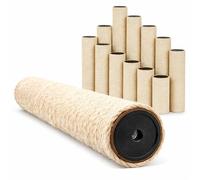 eyepower 9.2 cm Thick: 25 cm Cat Scratching Post Replacement - M10 Thread - Durable Sisal Column with Stable Core - Scratch Tree Pole for Cats Furniture Repair - Long Lasting Natural Sisal Accessory
