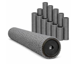 eyepower 9.2 cm Thick: 60 cm Cat Scratching Post Replacement Grey - M8 Thread - Durable Sisal Column with Stable Core - Scratch Tree Pole for Cats Furniture Repair - Long Lasting Natural Sisal Rope