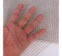Eyerayo Stainless Steel Woven Wire 5 Mesh Metal Mesh Sheet Rodent Control Insect Mesh Screen Filter Panels for DIY Ventilation Window 300 x 210 mm