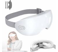 Eyerelis Steam Therapy Mask,2 Levels Adjustable Smart Heat&Cold Compress Steam Eye Mask,Eyerelis Steam Mask,Portable Rechargeable Nano Eye Mist Sprayer for Dark Circles,Puffiness,Dry Eyes Relief (A)