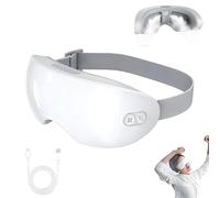 Eyerelis Steam Therapy Mask, 2025 New 2 Levels Adjustable Smart Steam Eye Mask with 360° Smart Hot to Eyes, Ideal Relief Tired Eyes ，for Women/Men, Home Office Travel Use(A15)