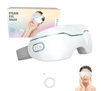 Eyerelis Steam Therapy Mask, 2025 New 2 Levels Adjustable Smart Steam Eye Mask with 360° Smart Hot to Eyes, Ideal Relief Tired Eyes ，for Women/Men, Home Office Travel Use(A13)