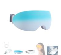 Eyerelis Steam Therapy Mask, 2025 Upgraded Smart Eye Steamer, Adjustable Hot & Cold Steam Eye Mask, Relax Eye Relief Tired Eyes (A15 Gradient Blue)
