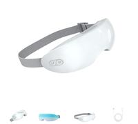 Eyerelis Steam Therapy Mask, 2025 Upgraded Smart Eye Steamer, Adjustable Hot & Cold Steam Eye Mask, Relax Eye Relief Tired Eyes (A15 White)