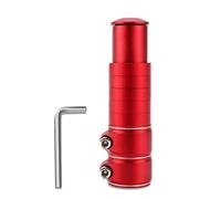 EYERIYO Handlebar Riser Bicycle Red 28.6 mm, 138 mm MTB Bicycle Handlebar Riser with Hex Key MTB Handlebar Handlebar Stem for MTB, Road Bike, City Bikes, E-Bike