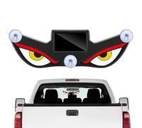 Eyes For Windscreen,Dynamic Solar Powered Universal Waterproof Sign - LED Illuminated Eyes on Windshield | For Motorcycle Camper Passenger Cars SUV Rear Window Holidays Birthdays And