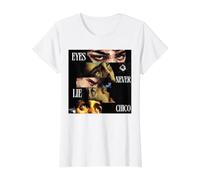 Eyes Never Lie Chico Value Graphic T-Shirt, Women, White, L