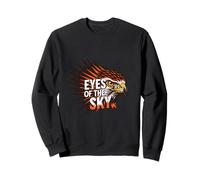 Eyes Of The Sky Hawk Eagle Predator Bird Of Prey Sweatshirt