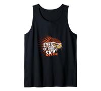 Eyes of The Sky Hawk Eagle Predator Bird of Prey Tank Top