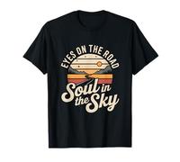 Eyes On The Road Soul in The Sky | Road Trip T-Shirt