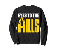 Eyes To The Hills Geometric Mountain Peak Hiker Sweatshirt