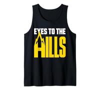 Eyes to The Hills Geometric Mountain Peak Hiker Tank Top