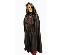 Eyes wide shut mask and satin hooded cape. Combination of the 2.