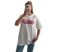 eyes Women 90’s Baby Slogan Printed Short Sleeve Oversized Summer Baggy Fashion T Shirts Plus Size Tops for Ladies Casual Wear Loose Fit T-Shirt UK White SM (UK 8-10)