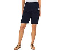 eyes Womens Cropped Trousers Ladies Capri Pants Three Quarter Soft Women Stretch Pull on Trousers Elasticated Waist Plus Size Summer Shorts
