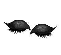 Eyeshadow and Lash Sticker | Lazy Eye Shadow Eyelashes Patch | Press On Eye Shadow False Eyelash Stickers | Self-adhesive Eyelash Extensions with Eyeshadow for Party, Prom Make Up