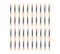 Eyeshadow Applicator Disposable Makeup Eyeshadow Brush Double Sided Sponge Applicator with Storage Box for Women and Girls (60pcs, 6.2cm)