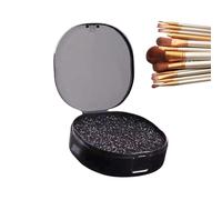 Eyeshadow Brush Cleaner - Portable Quickly & Easily Dry Cleaning Box | Make Up Brushes Cleaning Sponge | for Girls Women Wife Girlfriend Makeup Enthusiasts Beginners Home Travel Business