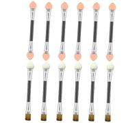 Eyeshadow Brushes, 12 Sponge Eyeshadow Brushes, Double-sided Eyeshadow Brushes, Double-Headed Eyeshadow Brushes, Disposable Eyeshadow Applicators