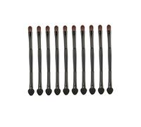 Eyeshadow Brushes Double Head Makeup Brush Set Dual Sides Eyeshadow Sponge Brushes Cosmetic Tools fow Women Girls 10Pcs 1 Set Black