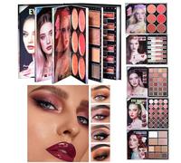 Eyeshadow combinations - 48-Color Long Lasting Cosmetics, Silky Matte Radiant Blend, Luminous Shade Harmony, Intense Glow, Artistic Evening Expression | Makeup studio for Night Out Looks